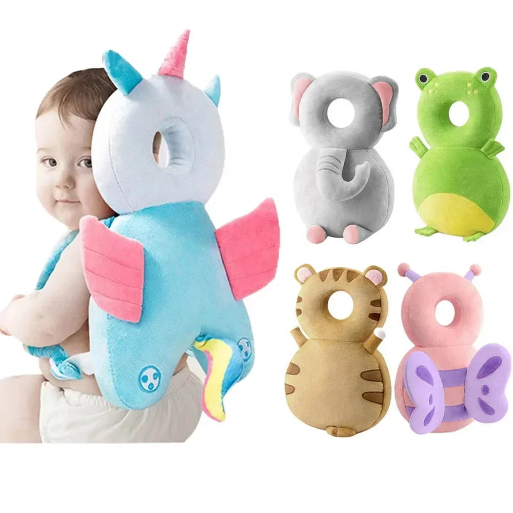 Adorable Cartoon Baby Head Protection Pillow for Toddlers