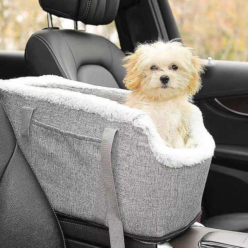 Portable Washable Dog and Cat Car Seat Travel Bag for Armrest Use