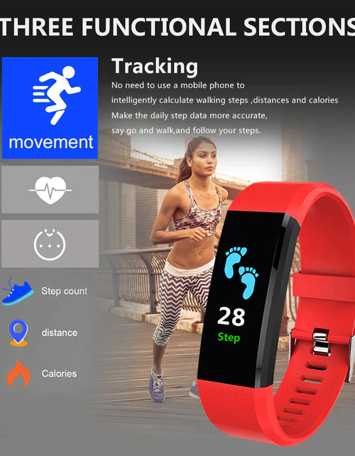 Load image into Gallery viewer, Advanced Fitness Smartwatch with Comprehensive Health Monitoring: Activity Tracking, Heart Rate, Oxygen Level, and Blood Pressure Measurement for Men and Women
