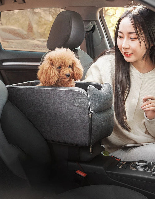 Load image into Gallery viewer, Portable Pet Car Seat: Safe and Comfortable Travel Bed for Dogs and Cats
