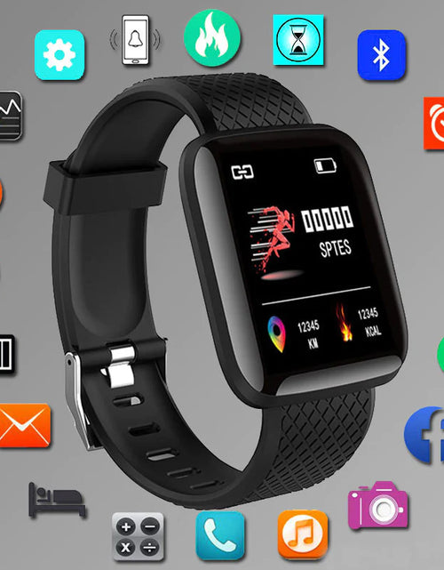 Load image into Gallery viewer, Digital Smart Sport Watch for Men and Women - Bluetooth Fitness Tracker with Heart Rate Monitor, Sleep Analysis, and Message Notifications
