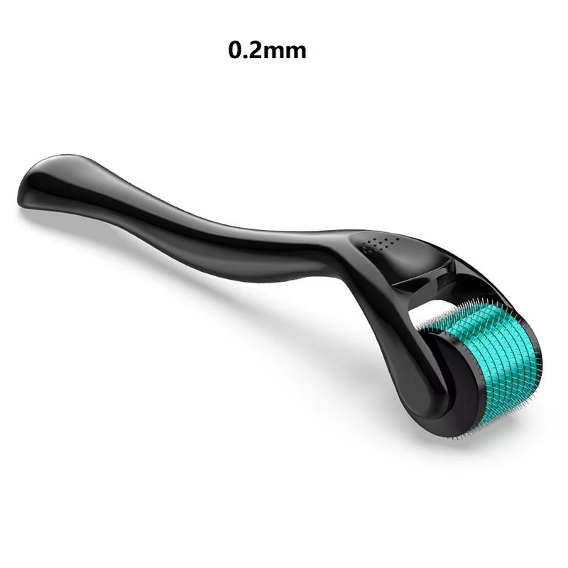 Professional Derma Roller for Enhanced Facial and Body Hair Growth - 540 Micro Needles, Suitable for Skin and Beard, Available in 0.2mm, 0.25mm, and 0.3mm Sizes