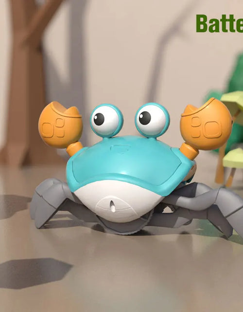 Load image into Gallery viewer, Interactive Crawling Crab Toy for Babies - Cute Sensing Design with Obstacle Avoidance, Ideal Birthday Gift
