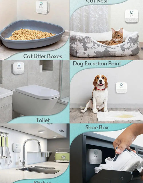 Load image into Gallery viewer, Downypaws 4000mAh Smart Cat Odor Purifier - Advanced Deodorizer for Cat Litter Boxes and Pet Toilets
