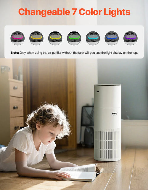 Load image into Gallery viewer, Advanced True HEPA Air Purifier for Large Rooms - Efficient Air Cleaner Covering 1090 ft²/H
