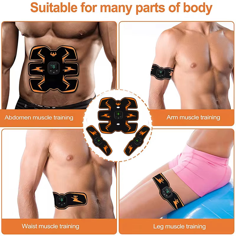 Smart EMS Wireless Muscle Stimulator: Advanced Abdominal Trainer for Effective Weight Loss and Body Sculpting