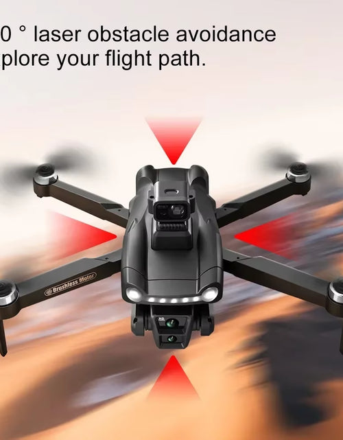 Load image into Gallery viewer, V198GPS Professional 8K Brushless Quadcopter with Laser Obstacle Avoidance and Compact Foldable Design
