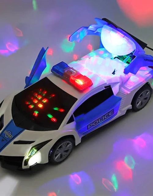 Load image into Gallery viewer, Electric Dancing Deformation Police Car Toy - A Perfect Gift for Kids Aged 18 and Up
