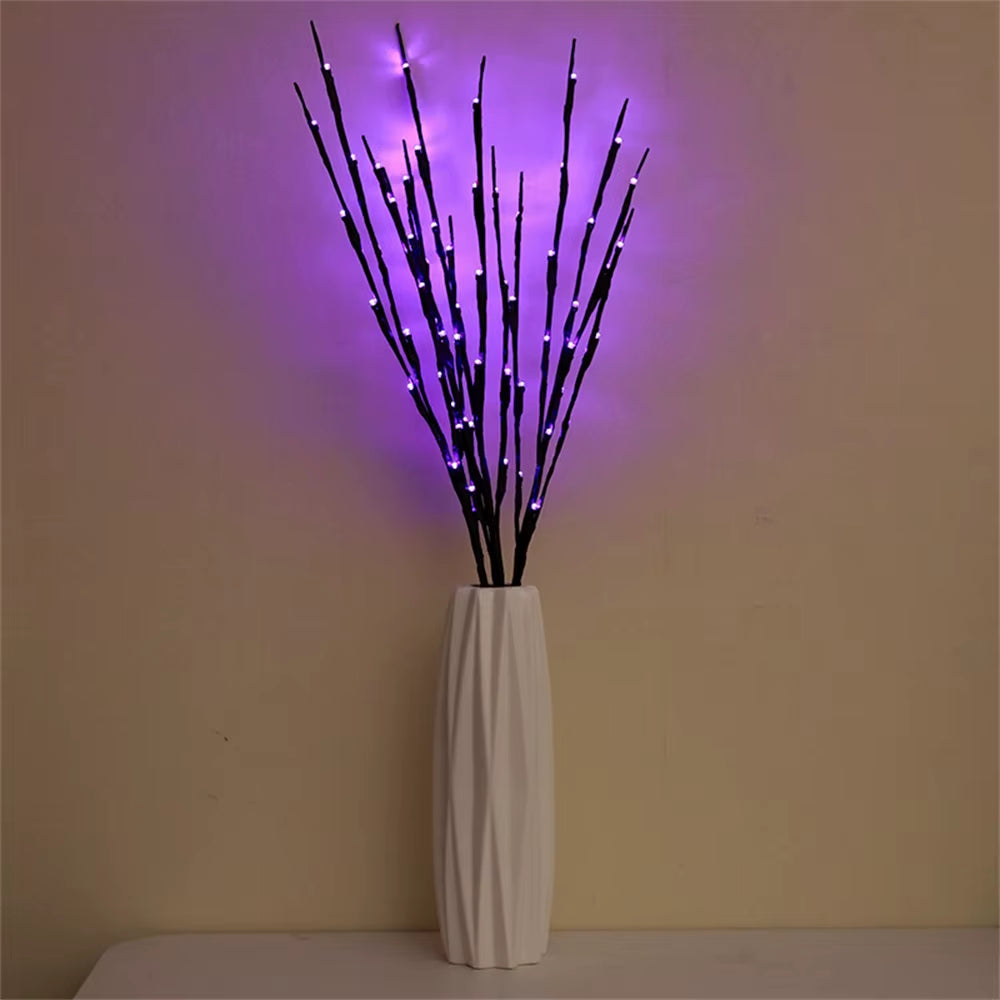 73 cm Battery Operated LED Willow Branch Lamp with 20 Bulbs - Ideal for Weddings, Parties, and DIY Decor
73 cm LED Willow Branch Lamp with 20 Bulbs