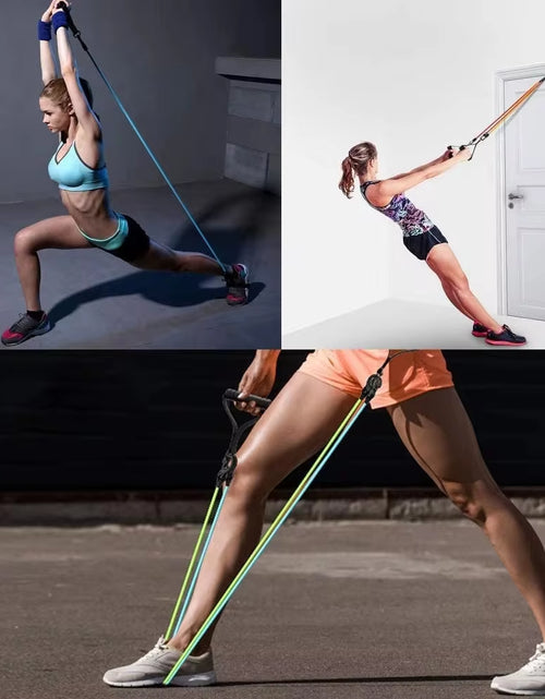 Load image into Gallery viewer, Resistance bands with comfortable handles
