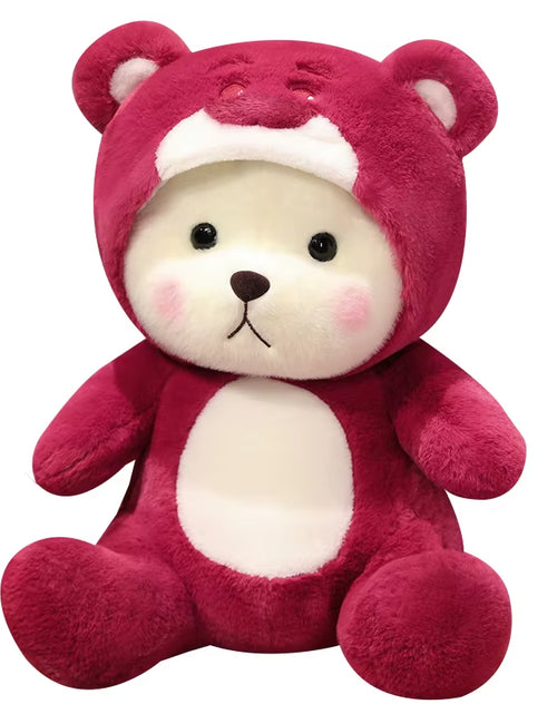 Load image into Gallery viewer, 25-65Cm New Cosplay Teddytales Plush Toys Cute Cartoon Strawberry Bear Doll Teddy Bear Stuffed Animal Pillow Kids Birthday Gifts
Soft plush strawberry bear doll in 25-65cm sizes.
