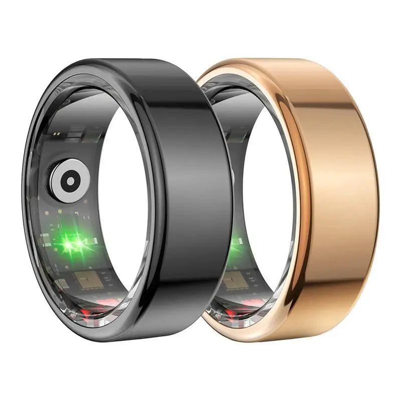 2024 Smart Ring: Multifunctional Health Tracker with Step Count, Heart Rate, Blood Oxygen Monitoring, and Waterproof Design for Men and Women Fitness