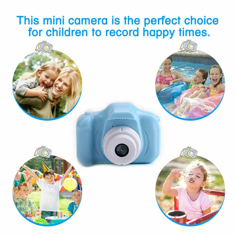 Educational Miniature Camera for Children with 2.0 Inch HD Screen, Photo and Video Capabilities, Rechargeable Battery - Perfect Birthday Gift for Toddlers