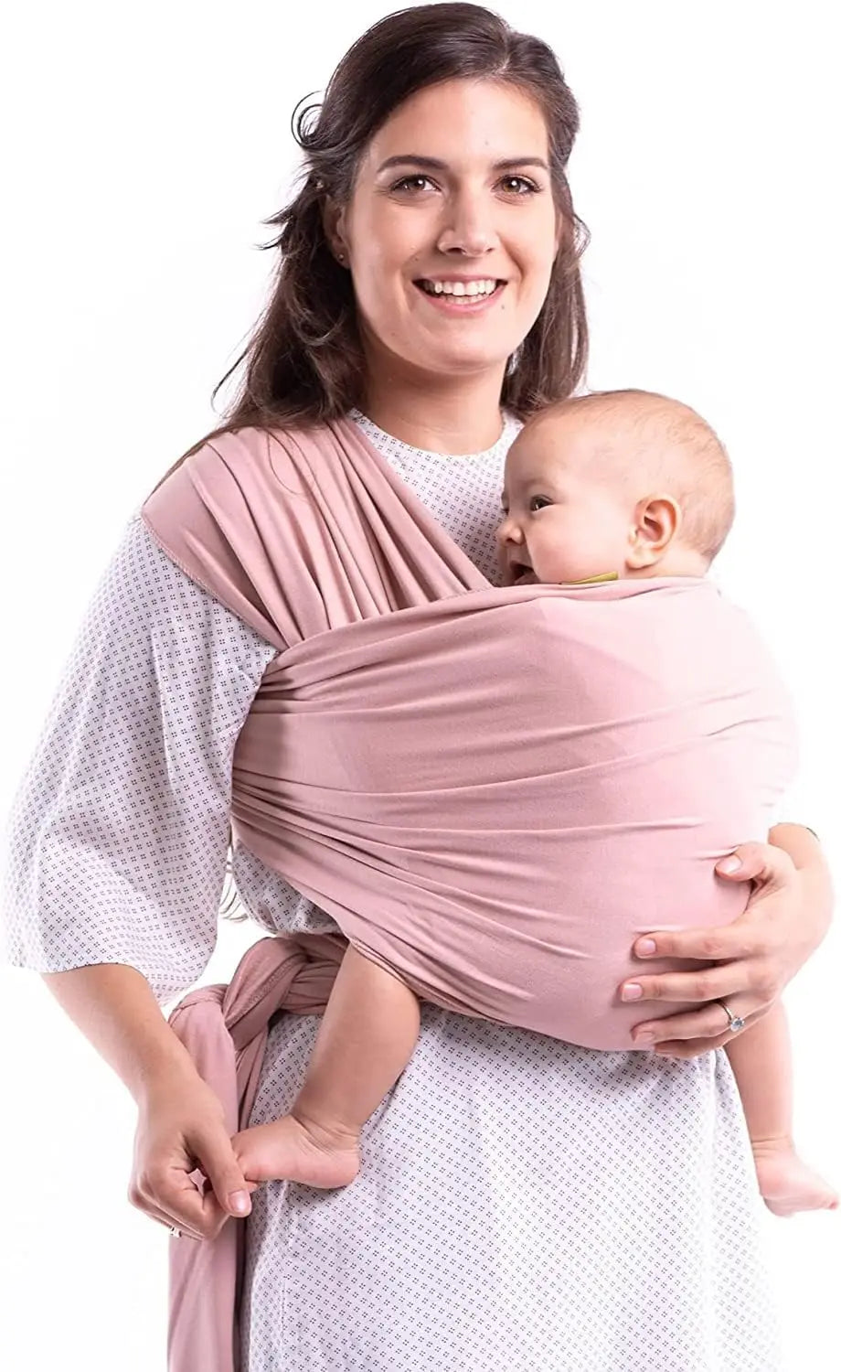 Premium Stretchy Cotton Baby Wrap Carrier: Comfort and Versatility for Newborns to Toddlers (0-36 Months) - Perfect for Travel and Everyday Use