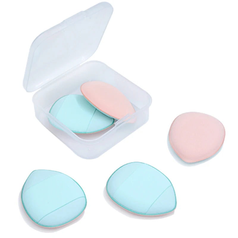 Compact and colorful makeup sponges for flawless looks