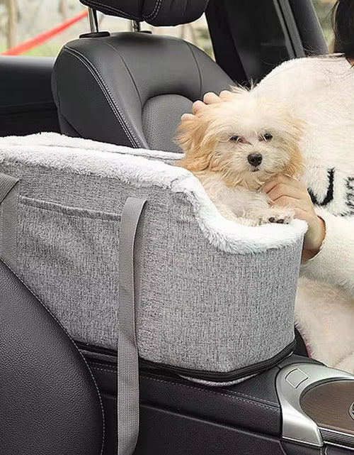 Load image into Gallery viewer, Portable Washable Dog and Cat Car Seat Travel Bag for Armrest Use
