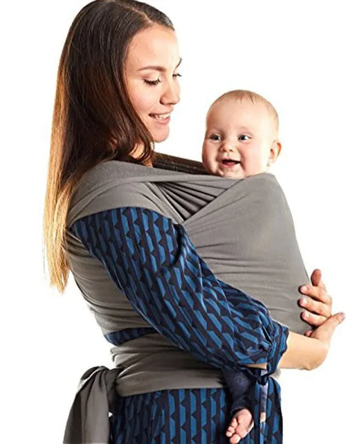 Load image into Gallery viewer, Premium Stretchy Cotton Baby Wrap Carrier: Comfort and Versatility for Newborns to Toddlers (0-36 Months) - Perfect for Travel and Everyday Use
