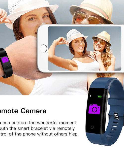 Load image into Gallery viewer, Advanced Fitness Smartwatch with Comprehensive Health Monitoring: Activity Tracking, Heart Rate, Oxygen Level, and Blood Pressure Measurement for Men and Women
