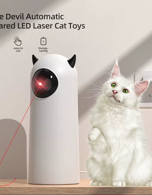 Load image into Gallery viewer, LED Laser Cat Toys Interactive Smart Teasing Pet Handheld Electronic Indoor Random Automatic Laser Cats Toy Accessories for Cat
