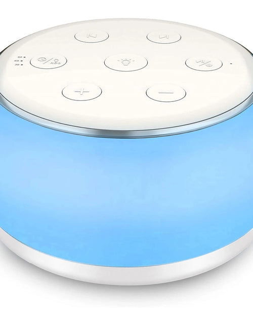 Load image into Gallery viewer, Premium White Noise Machine: Enhance Your Baby&#39;s Sleep with 34 Calming Sounds, 7 Adjustable Night Lights, and Smart Timer Function
