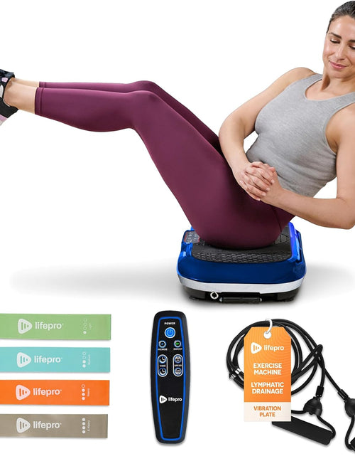 Load image into Gallery viewer, Vibration Plate Exercise Machine - Whole Body Workout Vibration Fitness Platform W/ Loop Bands - Home Training Equipment
