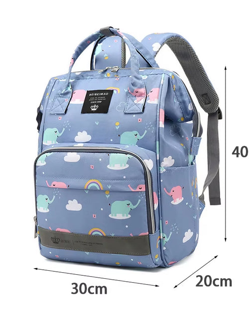 Load image into Gallery viewer, Large Capacity Waterproof Diaper Bag Backpack for Maternity and Travel - Ideal for Strollers and Outdoor Use
