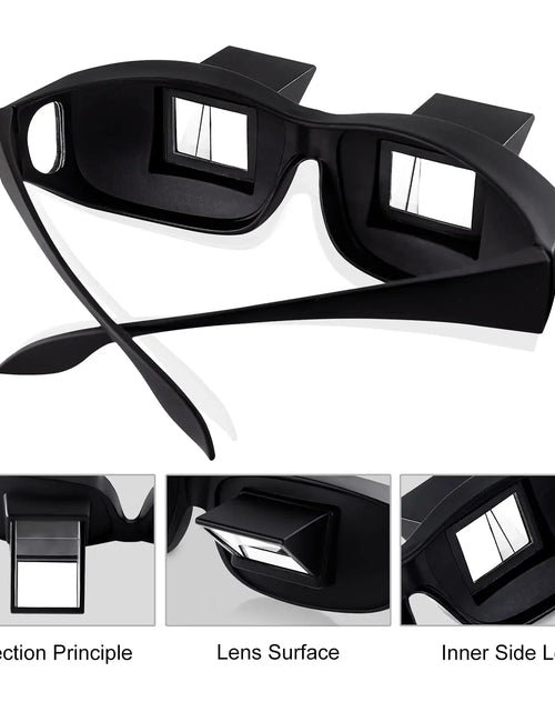 Load image into Gallery viewer, Prismatic Periscope Reading Glasses for Comfortable Lying Down Use
