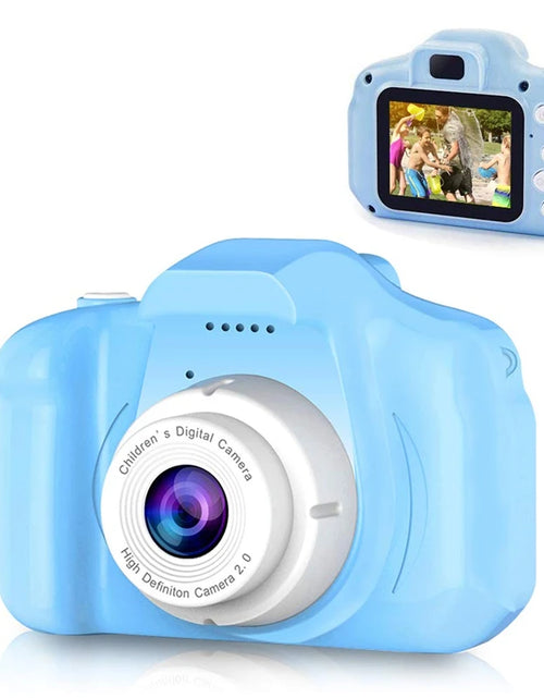 Load image into Gallery viewer, Educational Miniature Camera for Children with 2.0 Inch HD Screen, Photo and Video Capabilities, Rechargeable Battery - Perfect Birthday Gift for Toddlers
