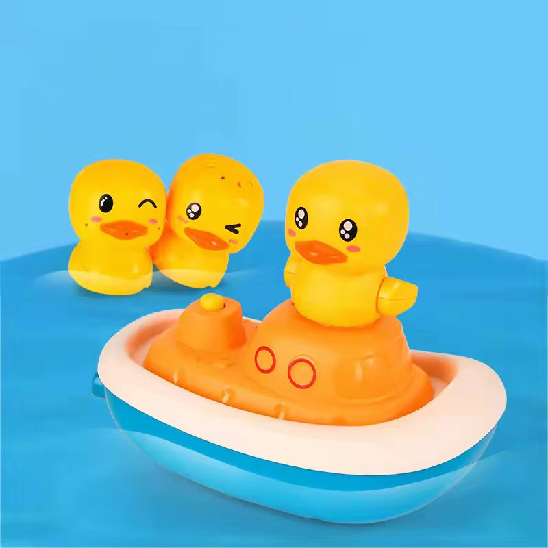 Electric Duck Water Spray Bath Toy - Fun and Engaging Bathing Experience for Kids