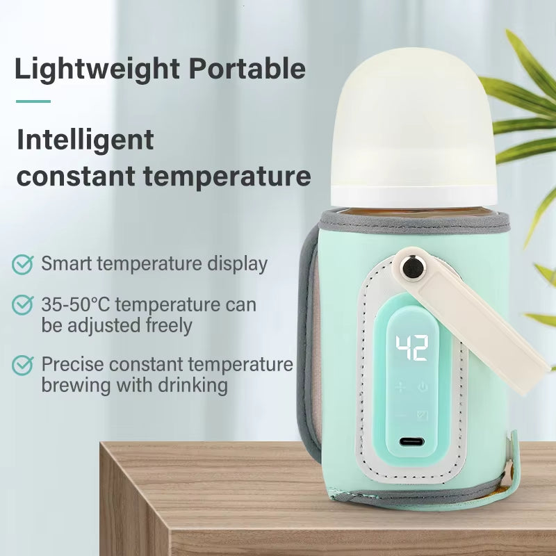 Portable Baby Bottle Warmer Feeding Bottle Heat Keeper Travel Warmer Cover USB Heater Outdoor Bottle Warmer