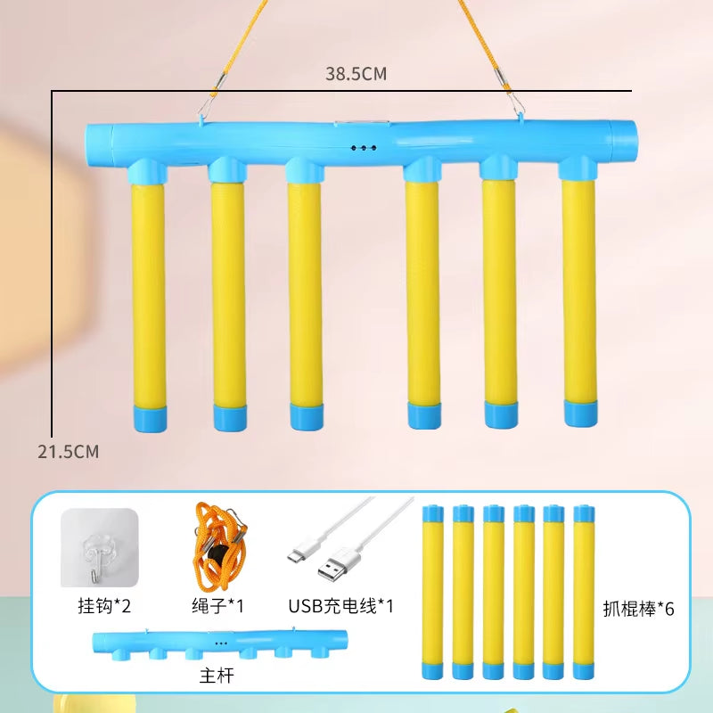 Falling Sticks Educational Toy Set for Enhancing Reaction Skills - Ideal for Family Activities and Gifts