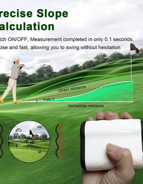 Load image into Gallery viewer, Advanced High-Precision Laser Rangefinder for Golf and Outdoor Sports - 600M Range with Slope, Flag-Lock, and Vibration Features
