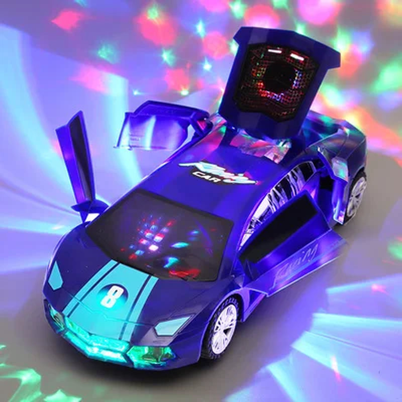 Electric Dancing Deformation Police Car Toy - A Perfect Gift for Kids Aged 18 and Up