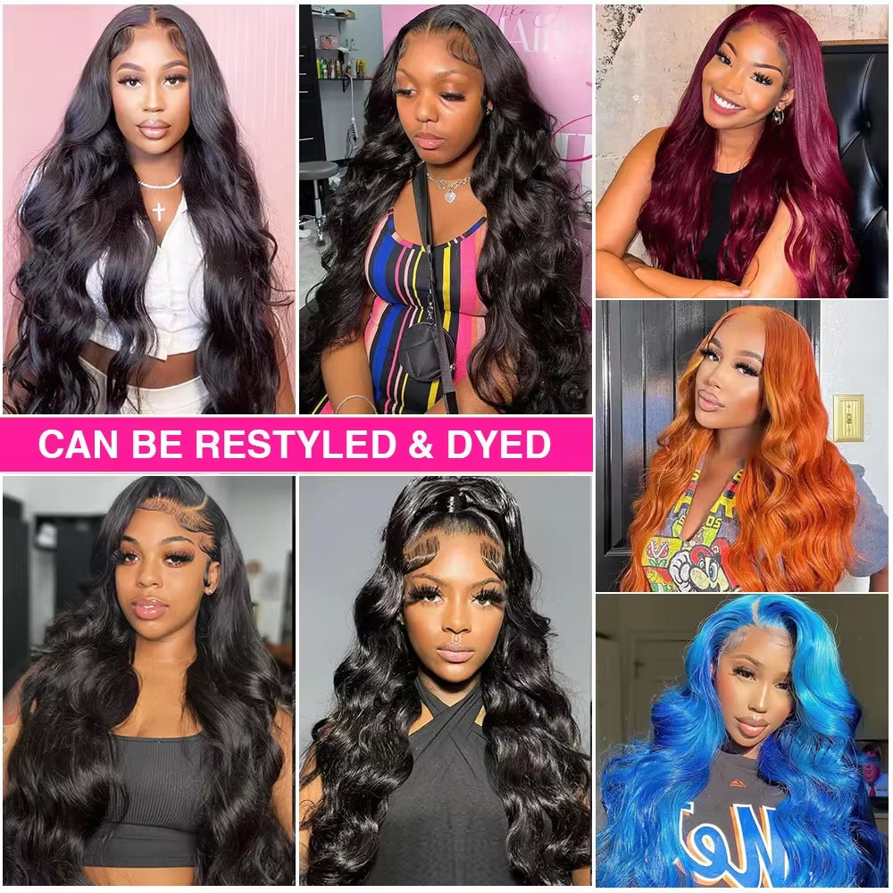 360 lace frontal body wave wig