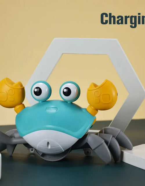 Load image into Gallery viewer, Interactive Crawling Crab Toy for Babies - Cute Sensing Design with Obstacle Avoidance, Ideal Birthday Gift
