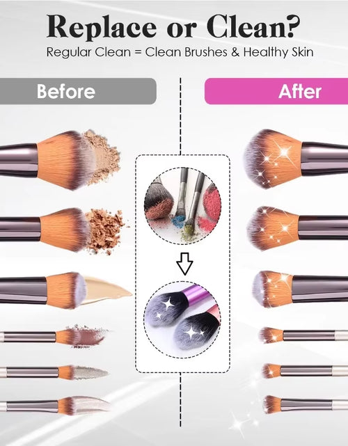 Load image into Gallery viewer, Professional Portable USB Makeup Brush Cleaner - Electric Silicone Device for Efficient Brush Cleaning and Drying
