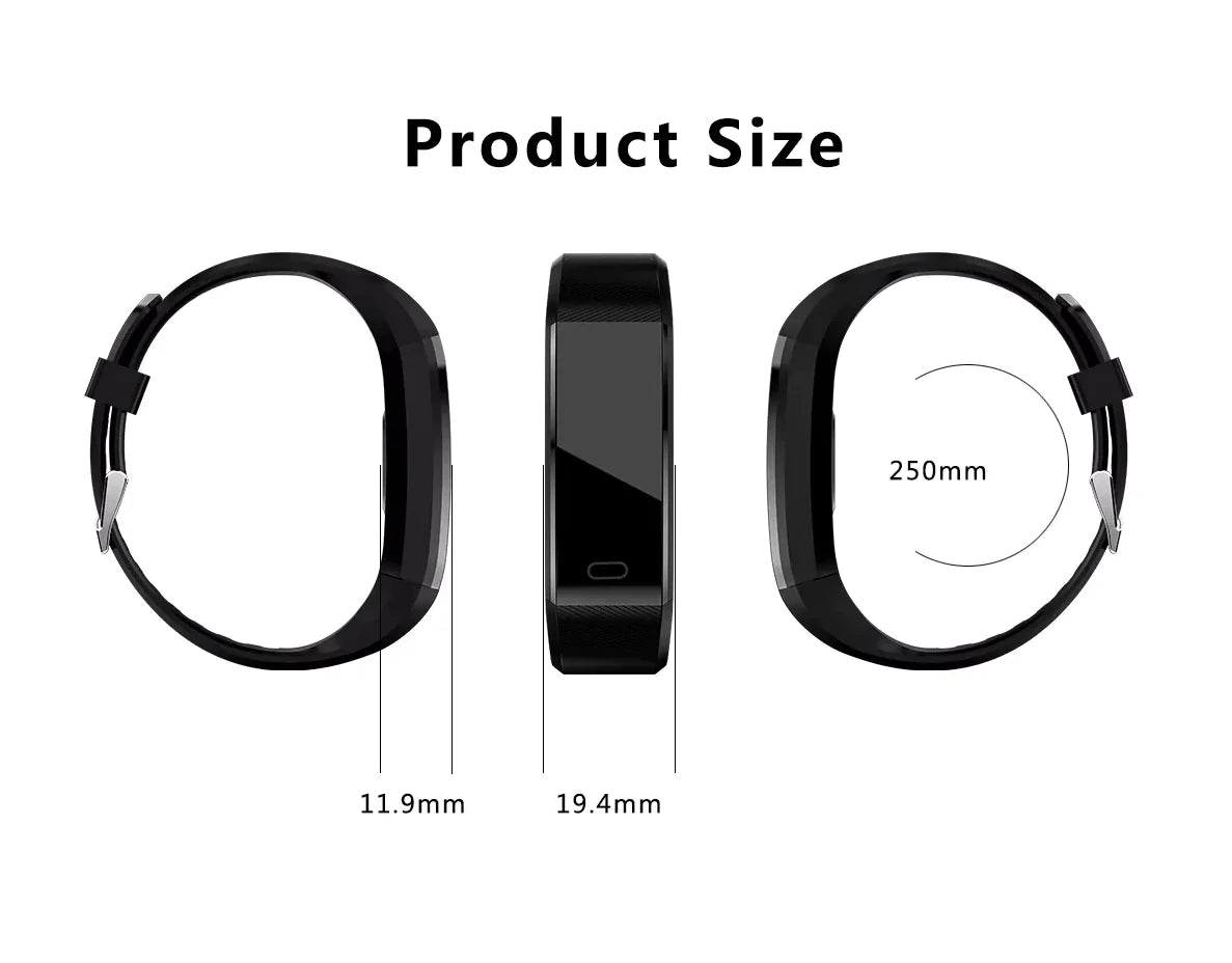 Advanced Fitness Smartwatch with Comprehensive Health Monitoring: Activity Tracking, Heart Rate, Oxygen Level, and Blood Pressure Measurement for Men and Women