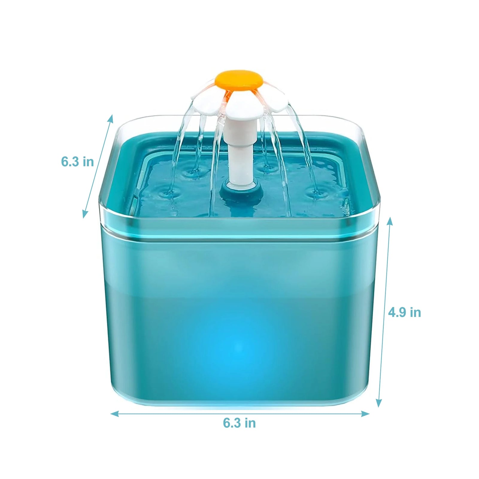 Cat Drinking Fountain with 4-Stage Filtration System