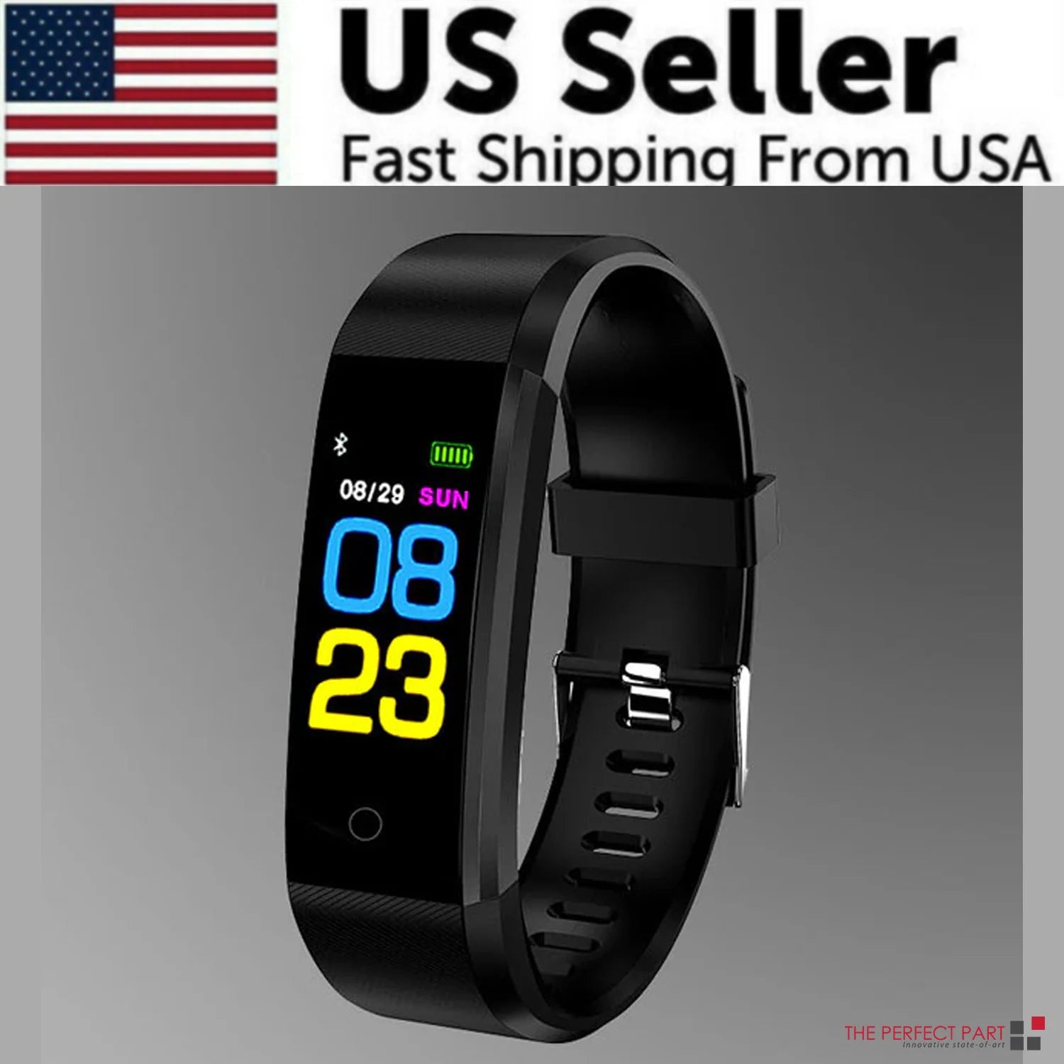 Advanced Fitness Smartwatch with Comprehensive Health Monitoring: Activity Tracking, Heart Rate, Oxygen Level, and Blood Pressure Measurement for Men and Women