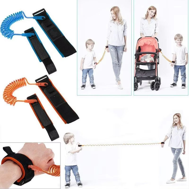 Toddler Safety Harness with Anti-Lost Wrist Link and Traction Rope for Children