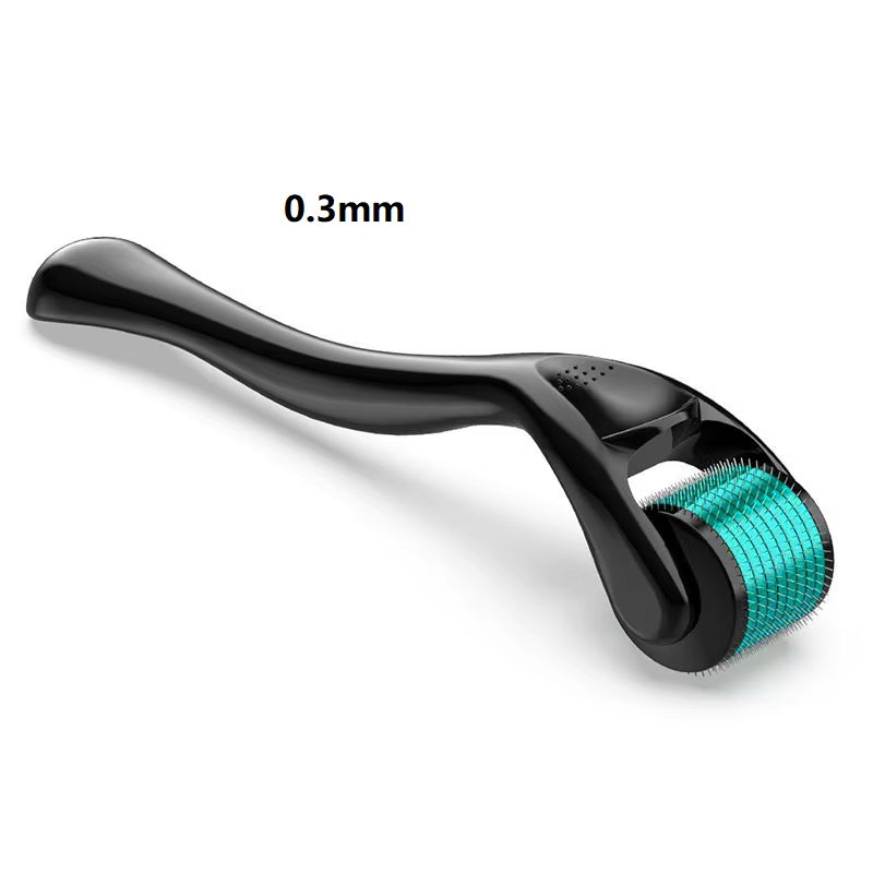 Professional Derma Roller for Enhanced Facial and Body Hair Growth - 540 Micro Needles, Suitable for Skin and Beard, Available in 0.2mm, 0.25mm, and 0.3mm Sizes