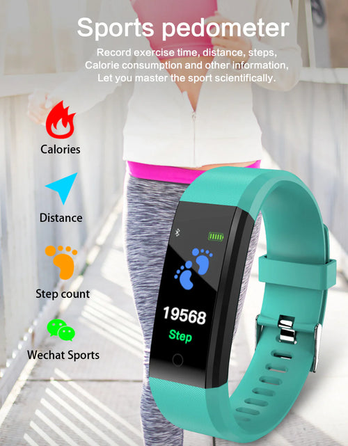 Load image into Gallery viewer, Advanced Fitness Smartwatch with Comprehensive Health Monitoring: Activity Tracking, Heart Rate, Oxygen Level, and Blood Pressure Measurement for Men and Women
