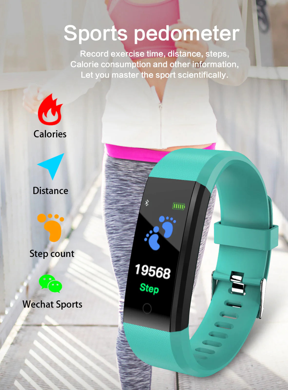 Advanced Fitness Smartwatch with Comprehensive Health Monitoring: Activity Tracking, Heart Rate, Oxygen Level, and Blood Pressure Measurement for Men and Women