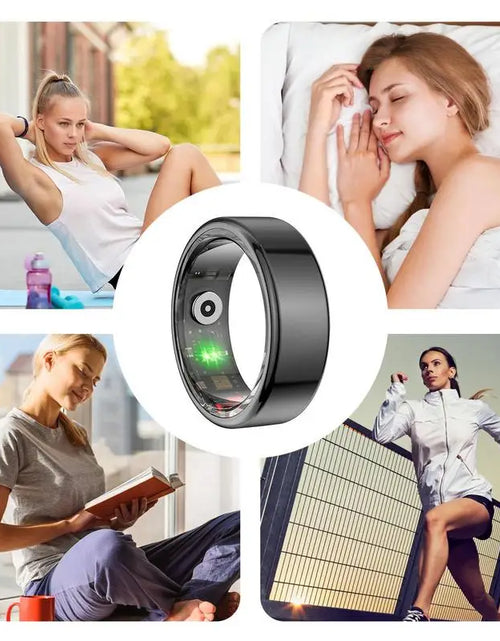 Load image into Gallery viewer, 2024 Smart Ring: Multifunctional Health Tracker with Step Count, Heart Rate, Blood Oxygen Monitoring, and Waterproof Design for Men and Women Fitness
