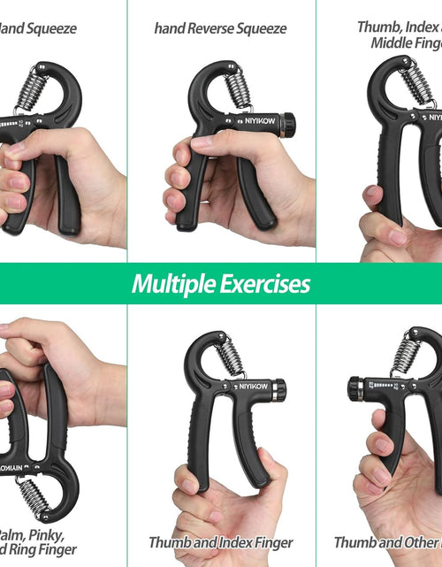 Load image into Gallery viewer, Portable Grip Strength Trainer for Forearms and Fingers
