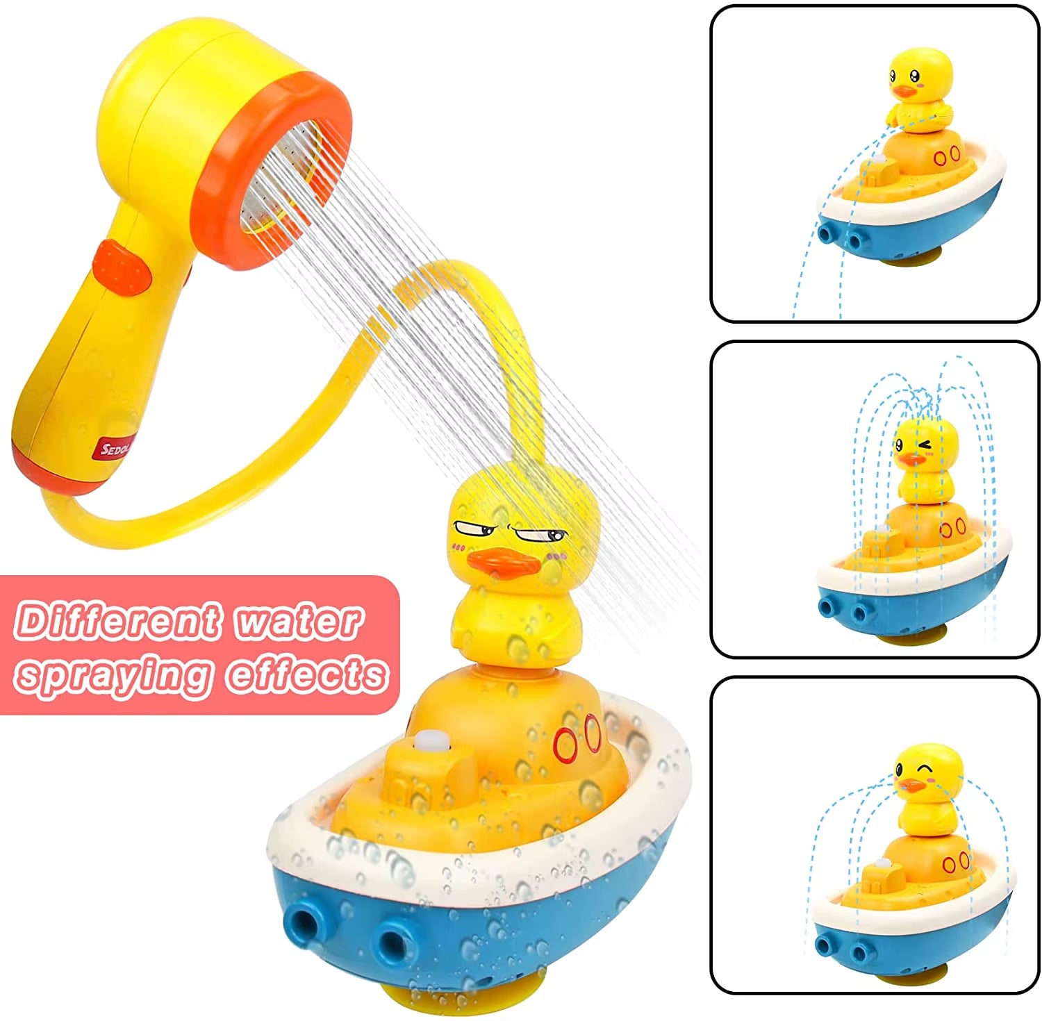 Electric Duck Water Spray Bath Toy - Fun and Engaging Bathing Experience for Kids