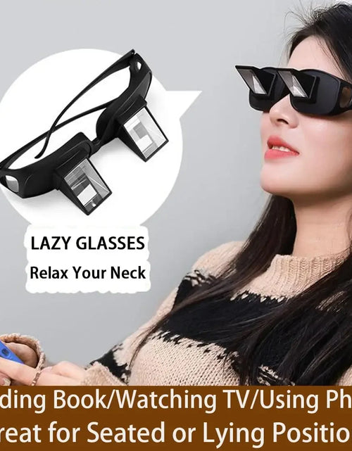 Load image into Gallery viewer, Prismatic Periscope Reading Glasses for Comfortable Lying Down Use
