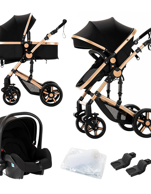 Load image into Gallery viewer, Premium Lightweight 3-in-1 Baby Stroller with Isofix - Comfort and Safety for Newborns
