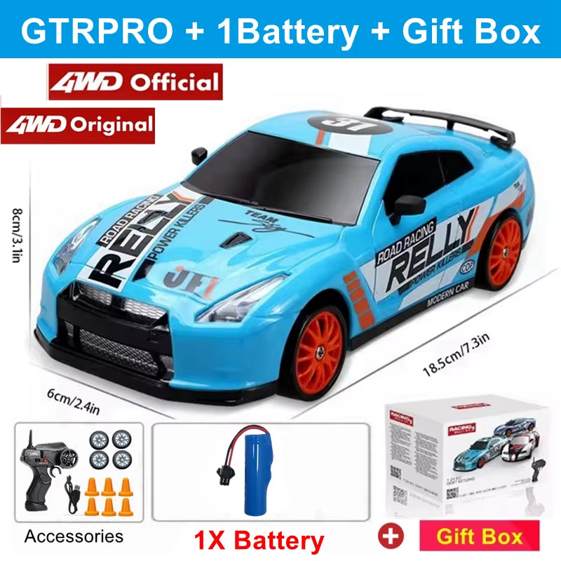 GTRPRO AE86PRO 4X4 RC Drift Car - Remote Control Racing Truck for Kids and Adults