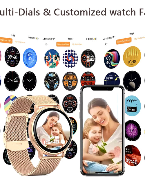 Load image into Gallery viewer, Bluetooth Call Smart Watch Women Custom Dial Watches Men Sport Fitness Tracker Heart Rate Smartwatch for Android IOS Y22
